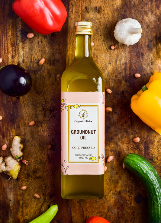 Organic Elixirs Cold Pressed Groundnut Oil