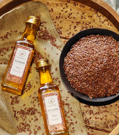 Organic Elixirs Cold Pressed Flaxseed(Linseed) oil 100 ml