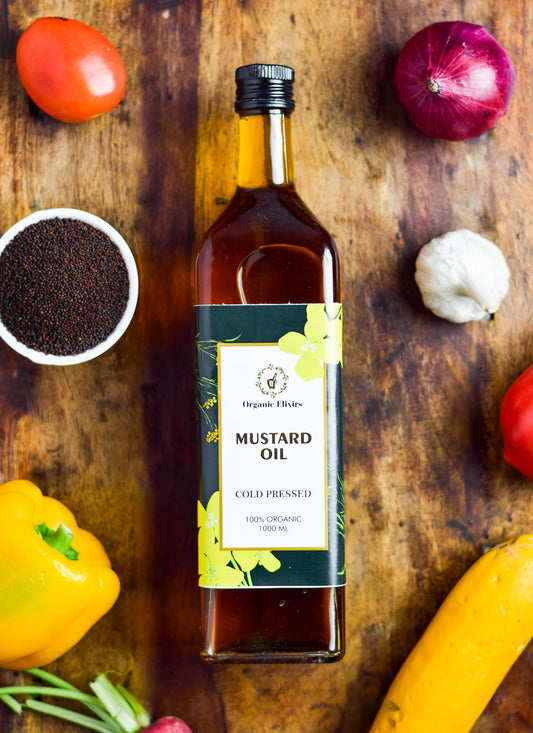 Organic Elixirs Cold Pressed Mustard oil