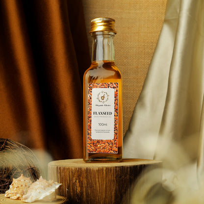 Organic Elixirs Cold Pressed Flaxseed(Linseed) oil 100 ml
