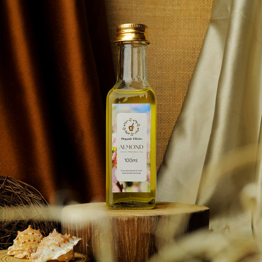 Organic Elixirs Cold Pressed Sweet Almond Oil 100 ml